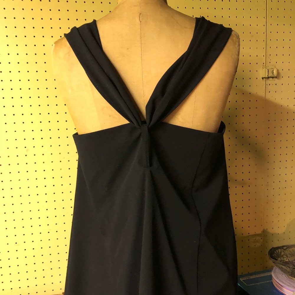 Navy buttoned down top - Picture 6 of 7